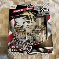 Pokemon TCG - White Flare Binder Collection - Brand New & Sealed Card Game - Image 1