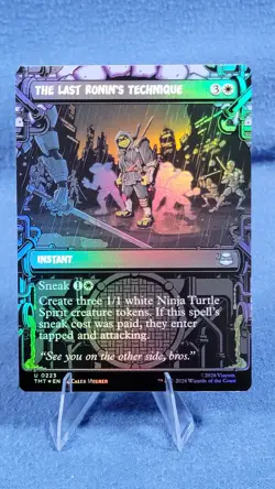 The Last Ronin’s Technique 223 MTG: TMNT Showcase Borderless FOIL 🔮 B - Image 1
