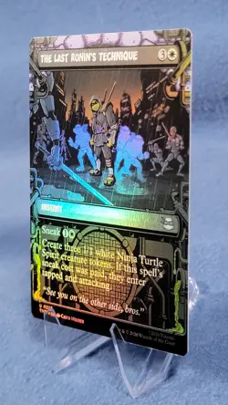 The Last Ronin’s Technique 223 MTG: TMNT Showcase Borderless FOIL 🔮 B - Image 4