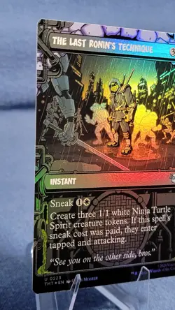 The Last Ronin’s Technique 223 MTG: TMNT Showcase Borderless FOIL 🔮 B - Image 5