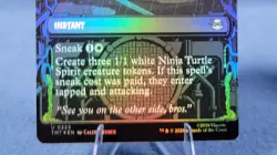 The Last Ronin’s Technique 223 MTG: TMNT Showcase Borderless FOIL 🔮 C - Image 3