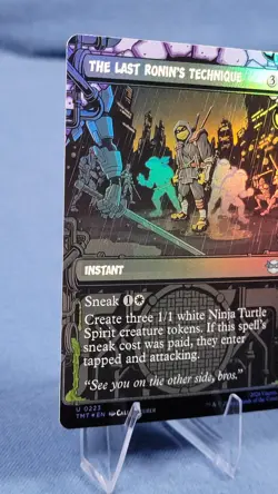 The Last Ronin’s Technique 223 MTG: TMNT Showcase Borderless FOIL 🔮 6* - Image 5