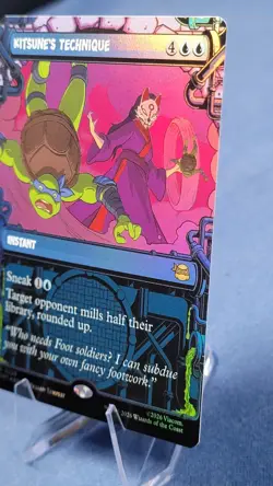 Kitsune's Technique - Foil - Showcase R MTG Teenage Mutant Ninja Turtles M/NM - Image 4