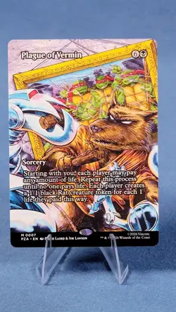 Plague of Vermin (Borderless) TMNT Source Material NM M 0007 - Image 1