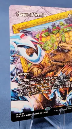 Plague of Vermin (Borderless) TMNT Source Material NM M 0007 - Image 5