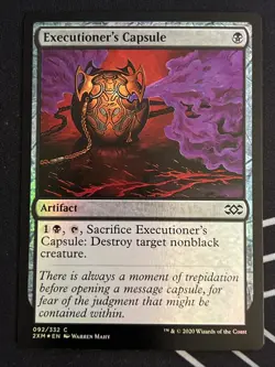 1x Foil Executioner's Capsule (92) Double Masters LP MTG Magic the Gathering x1 - Image 1