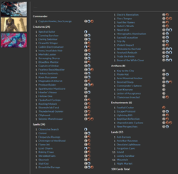 Captain Howler, Sea Scourge MTG EDH Commander Deck ! Izzet Discard! - Image 2