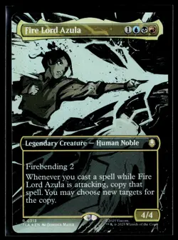 Fire Lord Azula (0313) (Borderless) Avatar: The Last Airbender FOIL NM - Image 1