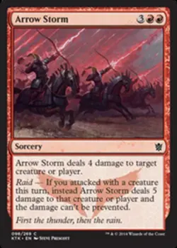 Arrow Storm - Foil x1 - Khans of Tarkir - NM-Mint, English - Khans of Tarkir - Image 1