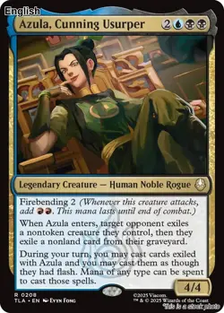 Azula, Cunning Usurper EN [TLA - 208] - NM TCG MTG - Image 1