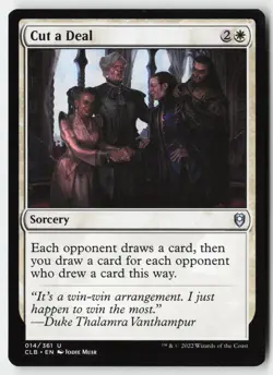 Cut a Deal #14 (NM) Baldur's Gate CLB Magic MTG - Image 1