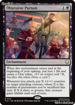 Obsessive Pursuit EN [TLA - 112] - NM TCG MTG - Image 1