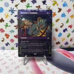 Splinter's Technique (Showcase) 0233 Teenage Mutant Ninja Turtles MTG Foil NM - Image 1