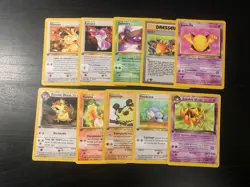Lot 10 Cartes Pokemon /82 Team Rocket Edition 1 Wizards Francais SANS DOUBLES - Image 1