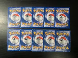 Lot 10 Cartes Pokemon /82 Team Rocket Edition 1 Wizards Francais SANS DOUBLES - Image 2