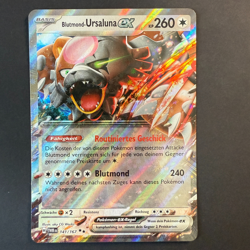 Blutmond Ursaluna 141/167 EX TWM 🟢NM 🇩🇪Deutsch ✨Double Rare✨ Pokemon - Image 2