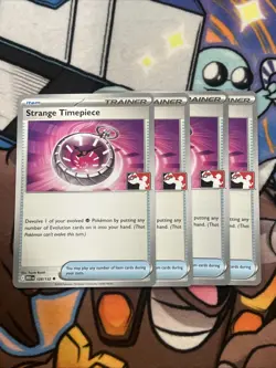 Strange Timepiece Non-Holo - NM - Pokemon Prize Pack Series 8 PLAYSET (4 COPIES) - Image 1