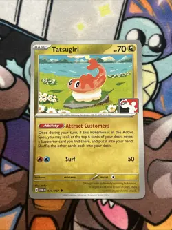 Pokemon Prize Pack Series 7 Tatsugiri 131/167 - PLAY STAMP Non Holo - Image 1
