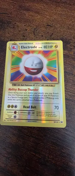 Electrode 40/108 Rare Evolutions Pokemon Reverse Holo Near Mint - Image 1
