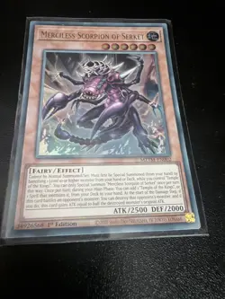 MZTM-EN002 Merciless Scorpion of Serket Ultra Rare YuGiOh - Image 1