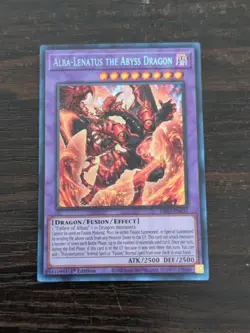 Alba-Lenatus the Abyss Dragon DIFO-EN035 Dimension Force 1st Edition - Image 1
