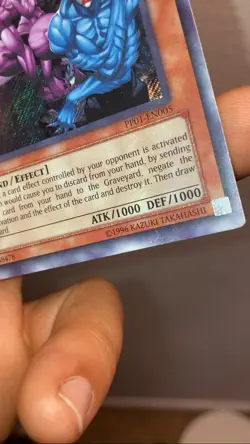 YuGioh Gemini Imps Secret Rare MISCUT (Unlimited) PP01-EN005 FULL HOLO BLEED - Image 2