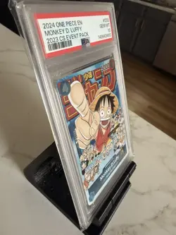 2024 ONE PIECE CHAMP 2023 EVENT PACK #033 MONKEY D. LUFFY PSA 10 - Image 4