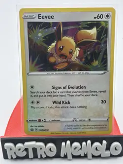 Eevee SWSH118 SWSH: Sword & Shield Promo Cards Holo NM - Image 1