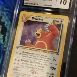 Ursaring Holo 1st Edition CGC 10 Neo Discovery 15/75 Pokemon Card WOTC GEM Mint - Image 5