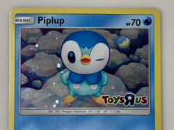 Pokemon Piplup Foil Card #32/156 Toys R Us 2018 Promo Not Played - Curve/Bow - Image 5