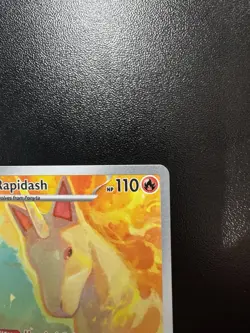Pokemon TCG Rapidash Destined Rivals Illustration Rare Card 189/182 - Image 4