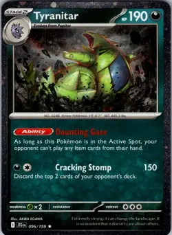 Tyranitar - (Cosmos Foil) Promo Miscellaneous Cards & Products 095/159 NM - Image 1