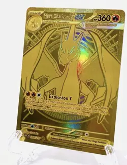 Mega Charizard Y EX - Gold Secret Rare - Pokemon Card 294/217 - Image 1