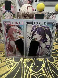 Beautiful Delicate Moan Joker Card Set Raiden Shogun & Yae Miko - Image 1