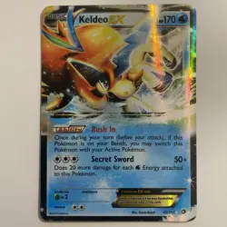 Keldeo EX 45/113 Holo Legendary Treasures Pokemon Card - Image 1
