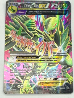 Pokemon M Sceptile EX 85/98 XY Ancient Origins Mega Full Art Holo Card - Image 1
