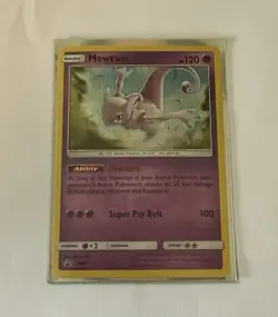 Pokemon TCG Mewtwo SM77 Black Star Promo Holo Card 2017 - Image 1