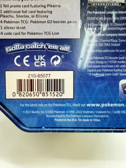 Pokemon GO Blissey Collection Box Sealed 4 Booster Packs Promo Card New - Image 3