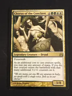 1x Chorus of the Conclave (189) Commander 2011 LP MTG Magic the Gathering x1 MKE - Image 1