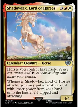 Shadowfax, Lord of Horses (Foil) 227 MTG NM - ltr - Image 1