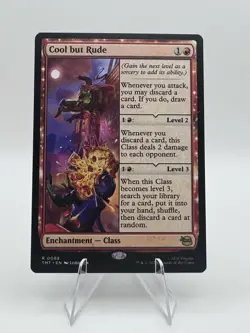 Magic: The Gathering Cool but Rude Enchantment — Class TMT Red 0089 English - Image 1