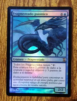 MTG SPANISH FOIL Psionic Sliver - Time Spiral Magic the Gathering Card #72 - Image 1