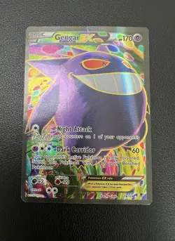 Gengar EX (114 Full Art) 114/119 XY Phantom Forces Holo SR Pokemon Card Rare - Image 4
