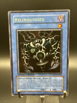 Yugioh Relinquished MC1-EN003 Secret Rare Limited Edition Holo Card - Image 1