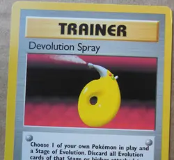 Devolution Spray 72/102 Rare Non-Holo Base Set Pokemon Trainer Card LP - Image 2