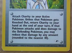 Charity 99/132 Rare Non-Holo Gym Heroes Set Pokemon Trainer Card MP - Image 3