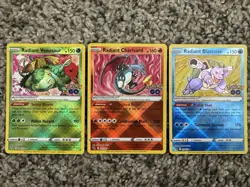 Pokemon TCG 3 Card Pokemon GO Lot Venusaur/Charizard/Blastoise ALL MINTY - Image 1