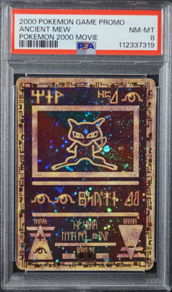 2000 Pokemon Ancient Mew PSA 8 NM-MT Pokemon Movie Game Promo Double Holo Card - Image 3