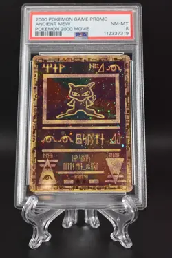 2000 Pokemon Ancient Mew PSA 8 NM-MT Pokemon Movie Game Promo Double Holo Card - Image 4
