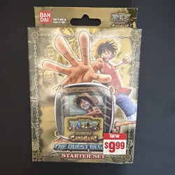 ONE PIECE CCG The Quest Begins Starter Set Card Game Deck BANDAI 2005 new - Image 1